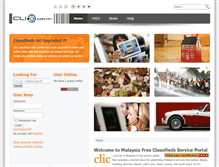 Tablet Screenshot of clic.com.my